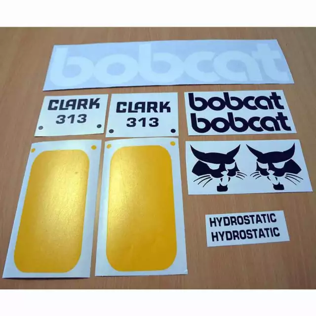 Bobcat 310 313 315 DECALS Stickers Skid Steer loader New Repro decal Kit