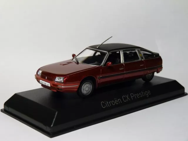 Citroën CX 25 Prestige Turbo 2 de 1986 Rouge Florentin au 1/43 de NOREV 159020