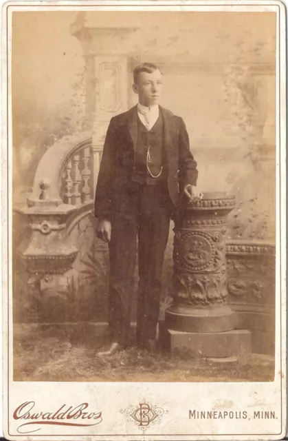 CAB photo Feiner Herr - Minneapolis USA 1880er