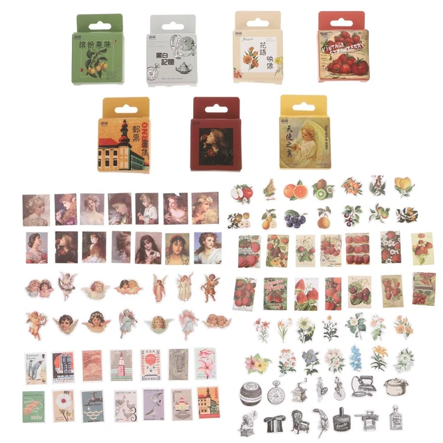 7 BOXES SCRAPBOOK Sticker DIY Craft Travel Diary Album Stationery ...
