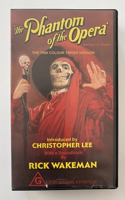 PHANTOM OF THE Opera [VHS] Color Tinted w/ Rick Wakefield Score Lon ...