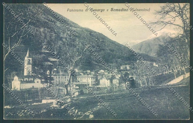 Lecco Casargo Somadino cartolina LQ4784