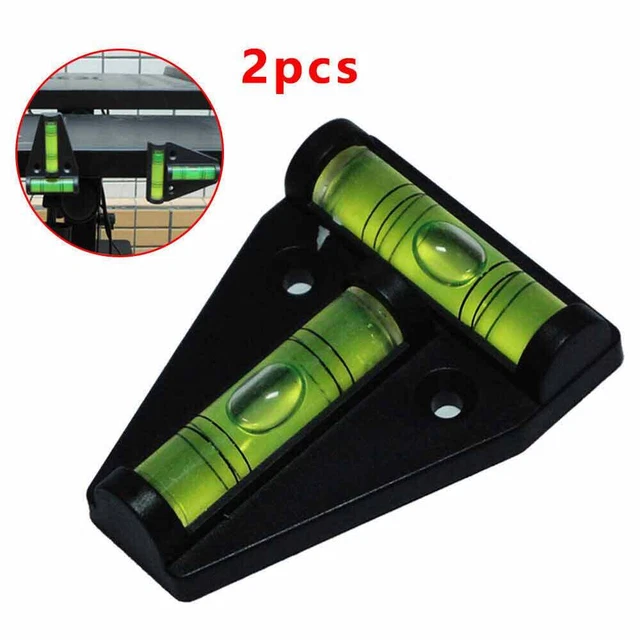 2X SPIRIT LEVEL Caravan RV Bubble Leveler Camper Car Trailer T-type ...