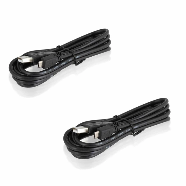 Câble USB-C Vers USB-A Wicked Chili - Lot De 2, Charge Rapide 3A/15W, 1 Mètre - Pour Smartphone, Tablette, Montre Connectée - 12