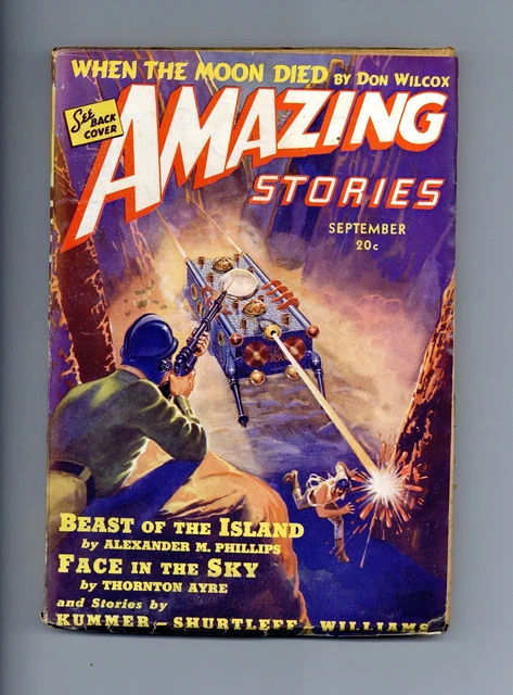 Amazing Stories Pulp Sep 1939 Vol. 13 #9 GD