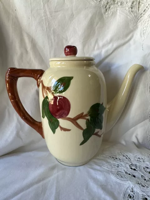 Franciscan Apple Coffee Pot with Lid