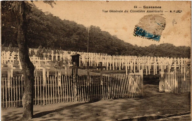 CPA SURESNES - Vue Générale du Cimetiere Américain (740696)