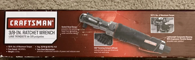 Craftsman Air Ratchet 3/8 Drive 919933 New In Box 4