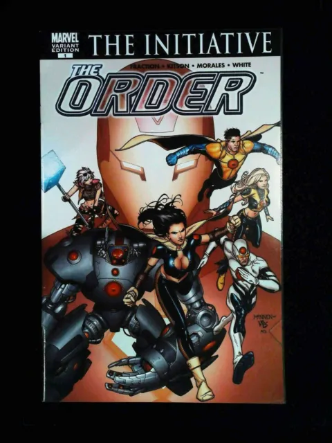 The Order  #1B (2Nd Series) Marvel Comics 2007 Vf/Nm  Kitson Variant Cover
