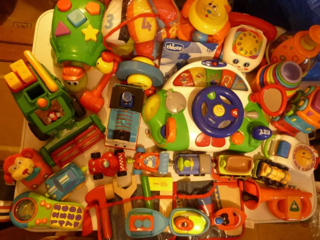 COLLECT ONLY LINCS. Large Toy Bundle E.L.C. Chicco Fisher Price Big Jigs WOW