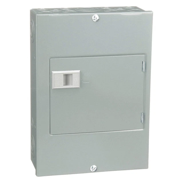 SQUARE D QO612L100DS Load Center,100A,Lug,1 Phase,6 Spaces