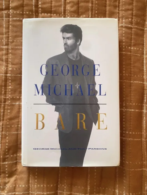 George Michael Bare Hardcover 1st edition Autographed Signed