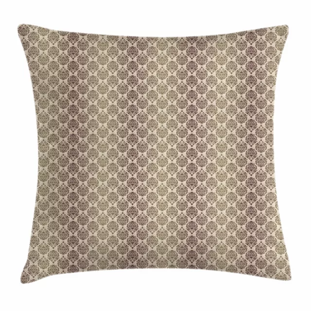 Earth Tones Housse de Coussin baroque damas