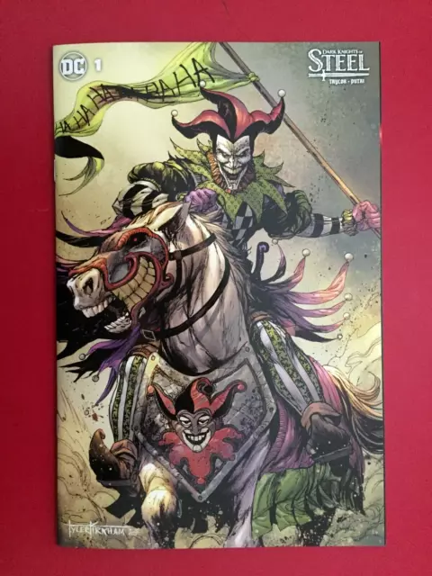 DARK KNIGHTS OF STEEL #1 (NM) KIRKHAM Minimal Trade Variant LE 1500 DC Batman
