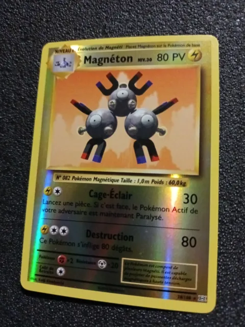 Glossy Backup Pokemon Card Magneton 38 108