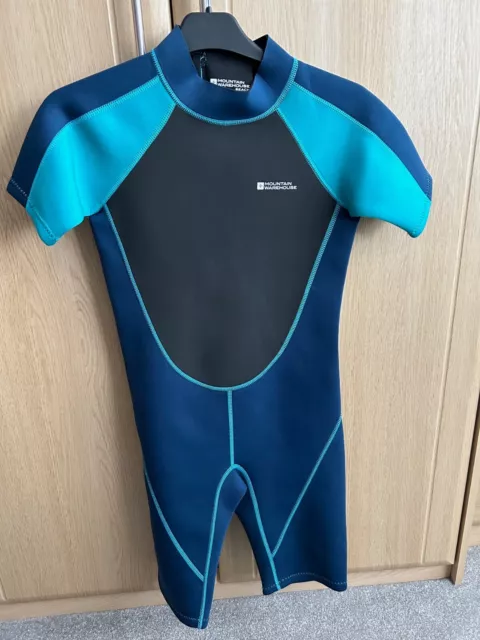 Mountain Warehouse Kids Shorty Wetsuit Neoprene Surfing - 13-Years - Wet Suit