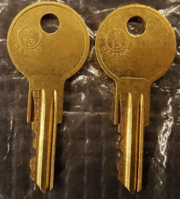 2 UWS Toolbox Keys Code Cut CH501 - CH550 Truck Tool Box Lock Key