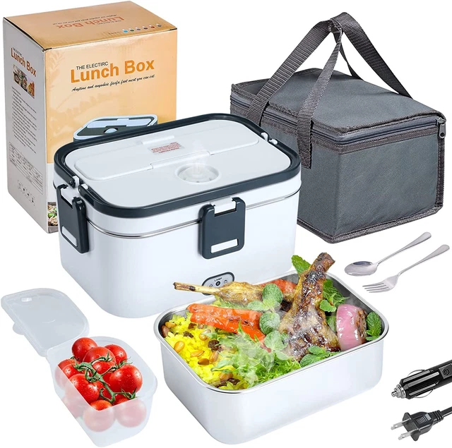 110V ELECTRIC HEATING Lunch Box Portable for Car Office Food Warmer