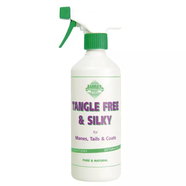 Barrier Tangle Free & Silky Pure Natural Horse Mane Tail Coat Detangler Spray