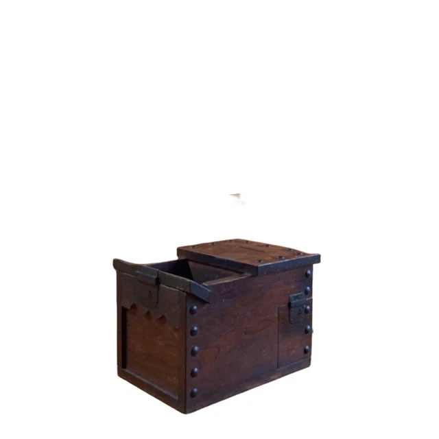 Wood Chest zenibako tool SUZURIBAKO TANSU 26×36.5×25.5cm Japanese Antiques