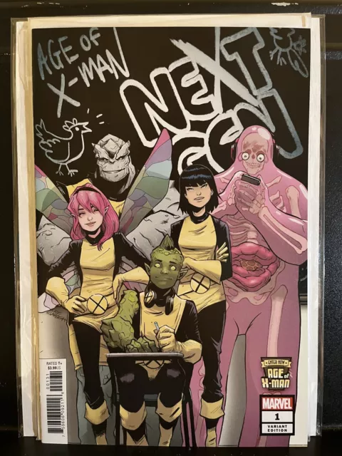 Age of X-Man Nextgen #1 Lee Garbett 1:50 Variant (2019 Marvel) We Combine Ship