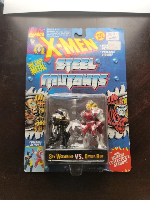 Marvel Comics X-Men Steel Mutants SPY WOLVERINE vs. OMEGA RED  - Toy Biz 1994