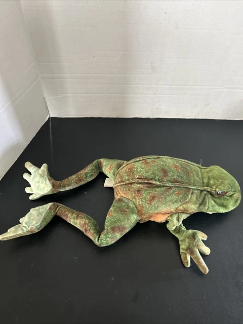 PLUSH SOFT TOY Folkmanis 3082 Jumping Frog Hand Puppet RETIRED $44.99