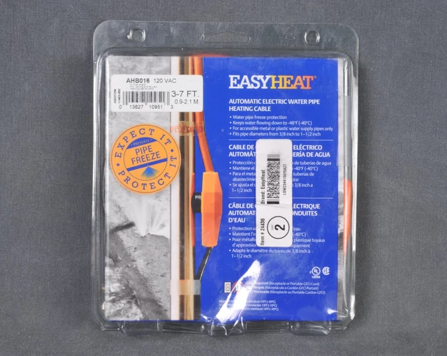 EMERSON EASY HEAT AHB016 Automatic Electric Water Pipe Heating Cable 3