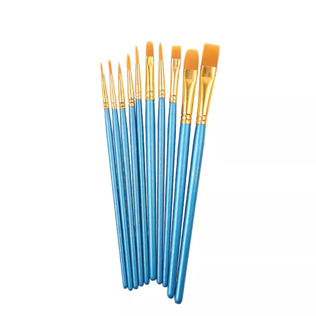 10Pcs Paint Brush Set Paint Gouache Painting In Oil Painting Palettes Pens