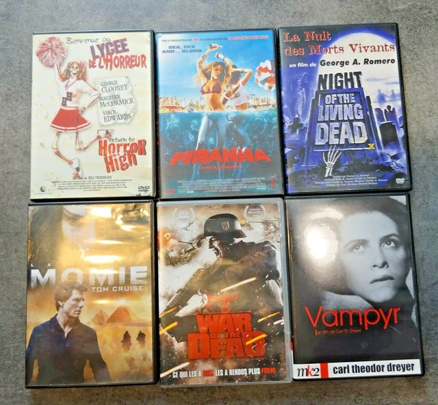 lot 6 dvd horreur-épouvante (V)