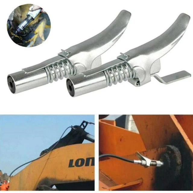 1/8NPT GREASE GUN Coupler Zerk 10000PSI Grease Coupler Fitting LockOn