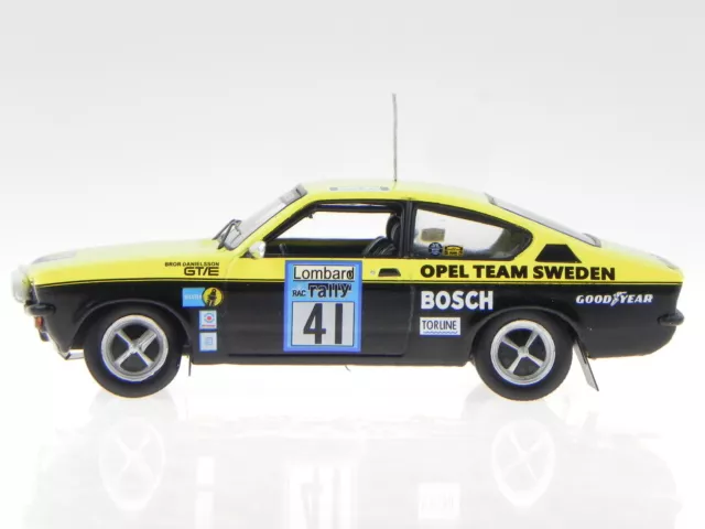 Opel Kadett C GT/E Nr41 Rallye WM Opel Team Sweden vehicule miniature IXO 1:43 2