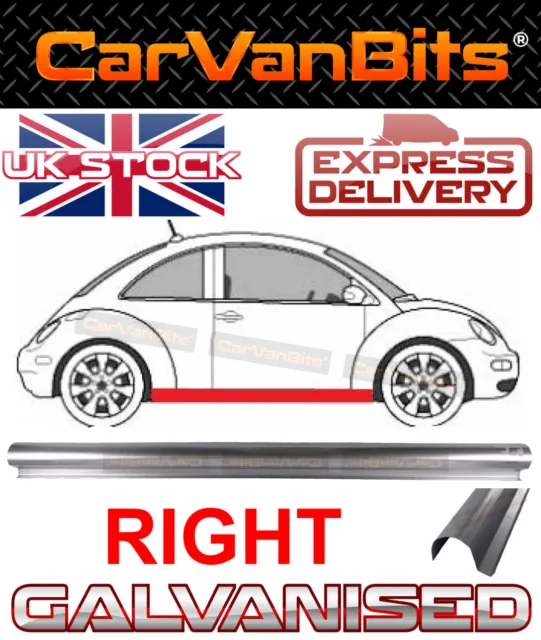 For Vw New Beetle 98-10 Sill Repair Body Rust Outer Panel Galvanised Right