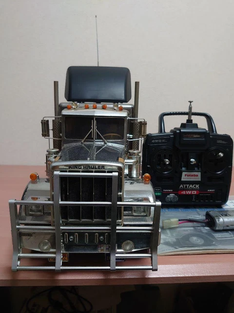 Paire 7  Pouce Aluminium Carburant Gaz Tank Tamiya R/C 1/14 King Grand Camion e
