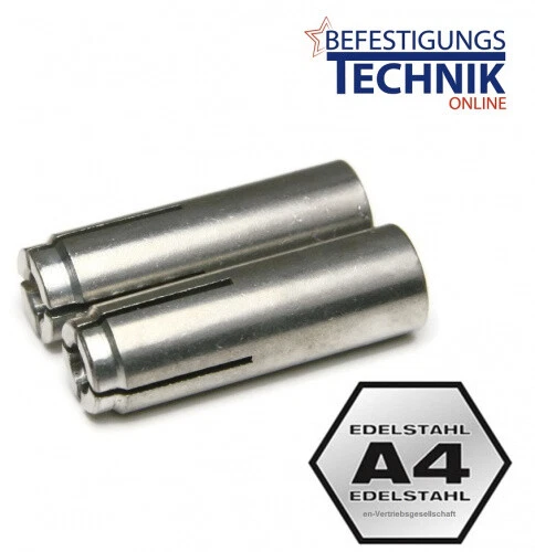 M20x80 mm gancio a percussione tassello calcestruzzo tassello inossidabile V4A con filettatura interna