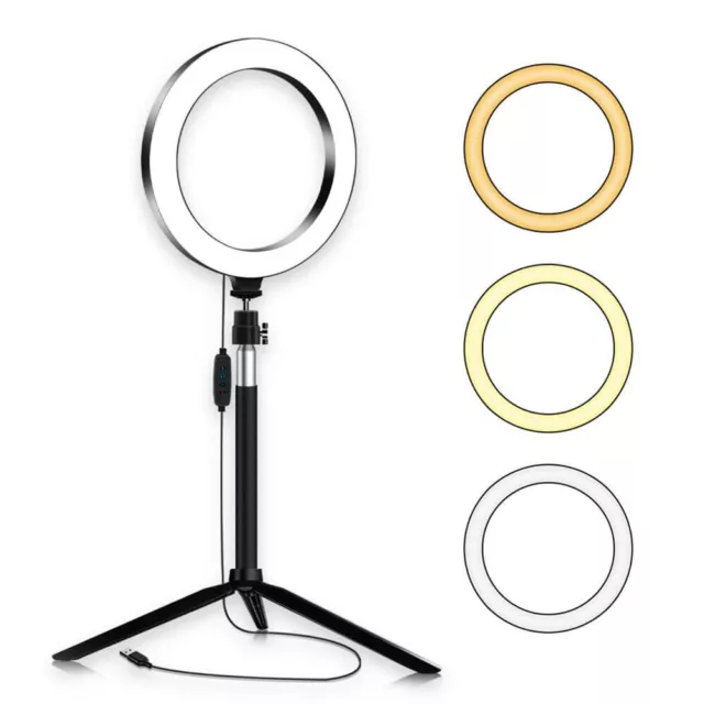 Led Ring Light 8 inch With Selfie Stick and Mini Tripod, TickTok, Youtube