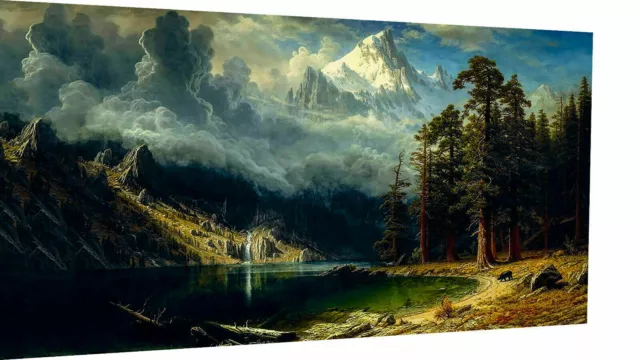 Leinwand Gemälde Landschaft Natur Bilder Wandbilder - Hochwertiger Kunstdruck