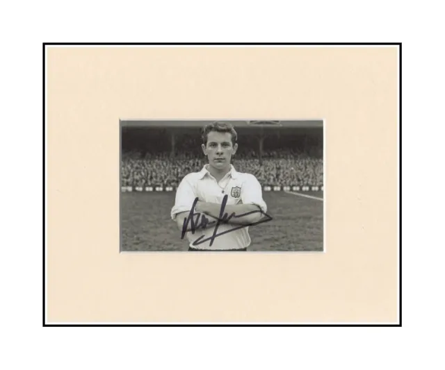 Alan Mullery Fulham Tottenham Original Signed 10x8" Mounted Autograph Photo COA