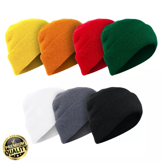 Wintermütze Herren Damen Mütze Beanie Strickmütze Warm Thermo Baumwolle