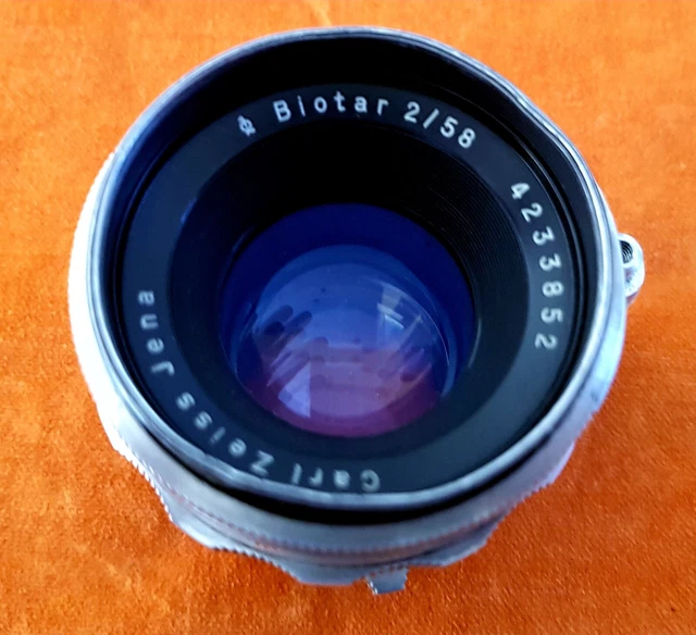 Objectif Jena B 1:2 f= 58mm Monture Exakta • EUR 169,00 Objectif Jena B 1:2 f= 58mm Monture Exakta • EUR 169,00
