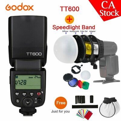 Godox TT600 2.4G Camera Flash + Speedlite Band for Canon Nikon Fujifilm Olympus