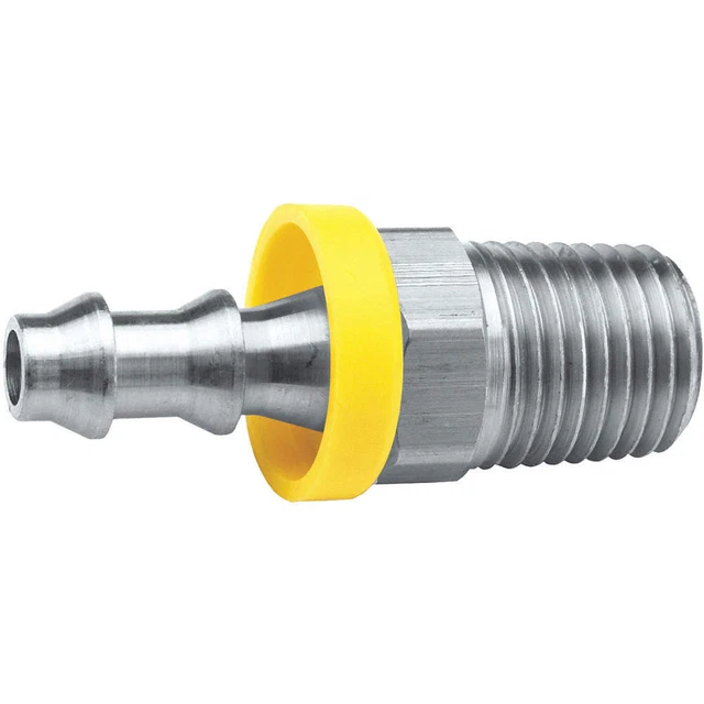 DIXON VALVE & COUPLING 2721208SS Push on Hose Fitting,3/4"x1/2",BarbxNPT