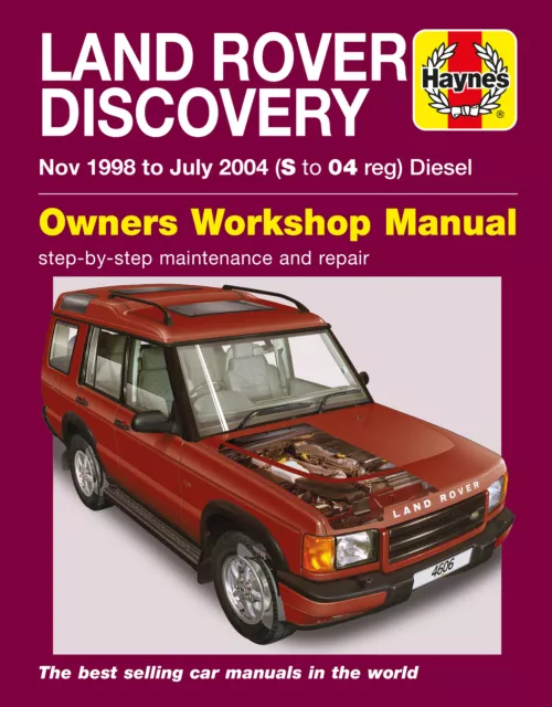 Land Rover Discovery Diesel (Nov 98 - Jul 04) Haynes Repair Manual (Paperback)