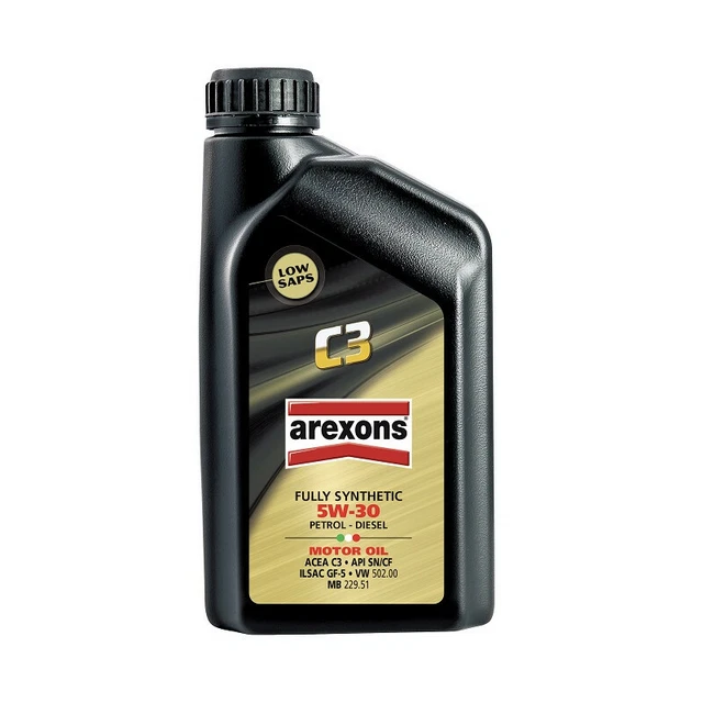 Olio Motore C3 Sintetico 5W-30 Arexons