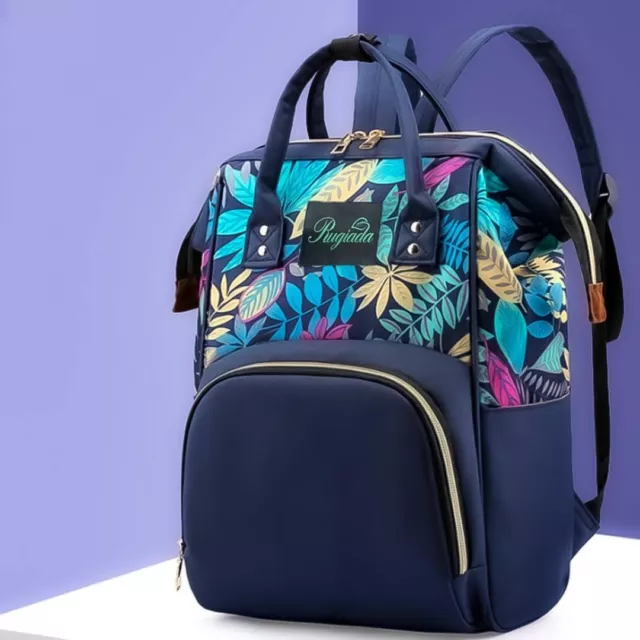 ZAINO MAMMA MULTIFUNZIONE tasche per biberon capiente bagaglio a