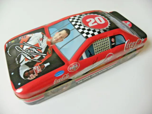 #20 Coca Cola Tony Stewart Nascar Candy Tin Container