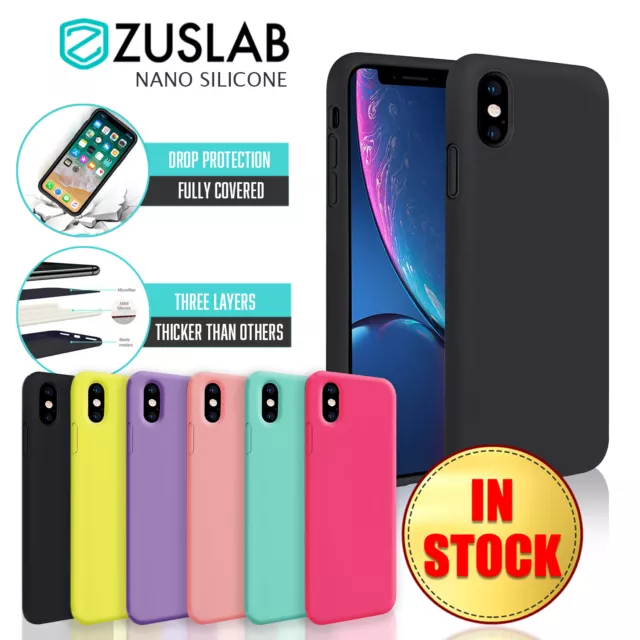 For iPhone X XS Max XR iPhone 8 Plus iPhone 7 Plus Thin Soft Silicone Case Cover