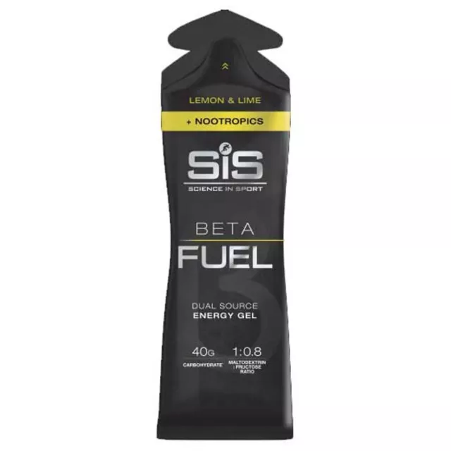 SIS Beta Fuel+ Nootropics Energy Gel - Lemon & Lime - 60ml