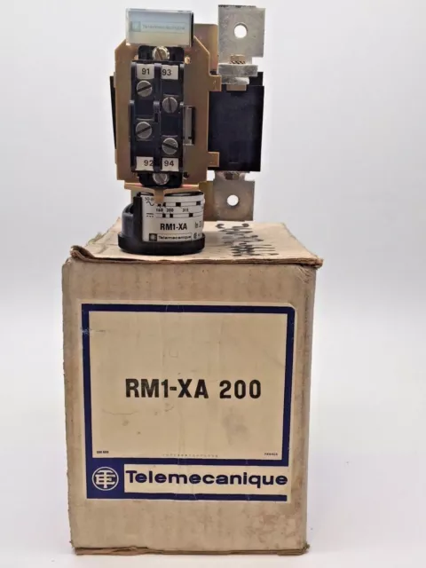 Telemecanique RM1-XA 200 Overload Protection Relay 1 Pole 200A 3