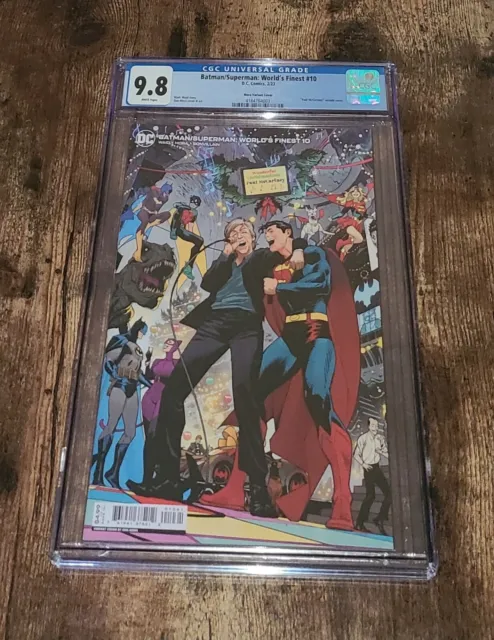 Batman/Superman World's Finest #10 CGC 9.8 Graded Paul McCartney Variant DC 2023